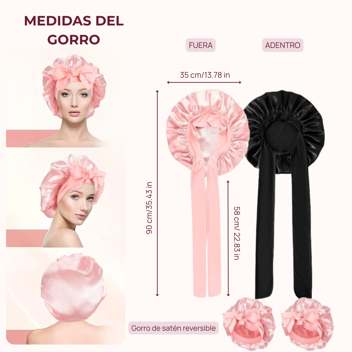 Gorro de Satén